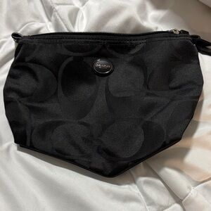 Coach Black Cosmetic Bag